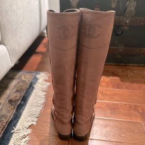 Chanel riding boot—interlocking CC